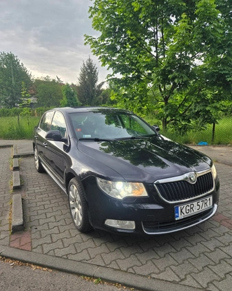 Skoda Superb cena 24900 przebieg: 288000, rok produkcji 2009 z Kraków małe 79